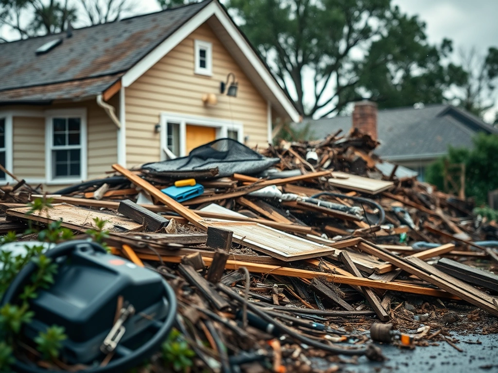 Storm and Natural Disaster Damage Cleanup