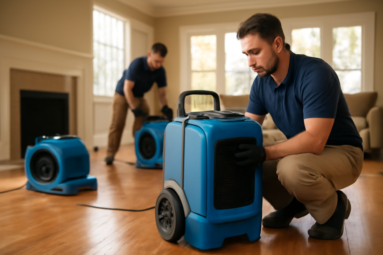Water damage restoration service