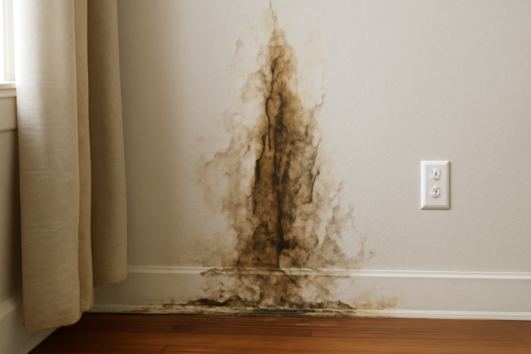 Wall Water Damage Repair